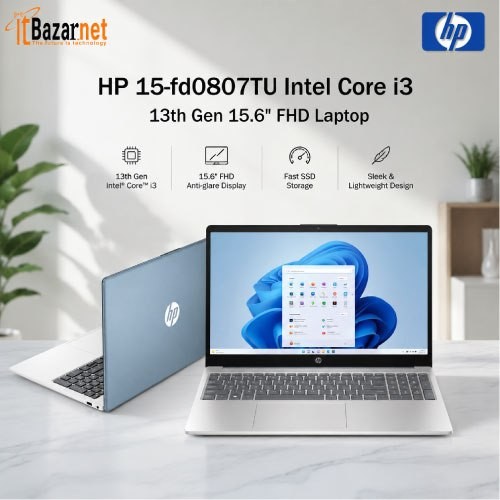 HP 15-fd0807TU Intel Core i3 13th Gen 15.6 Inch FHD Image