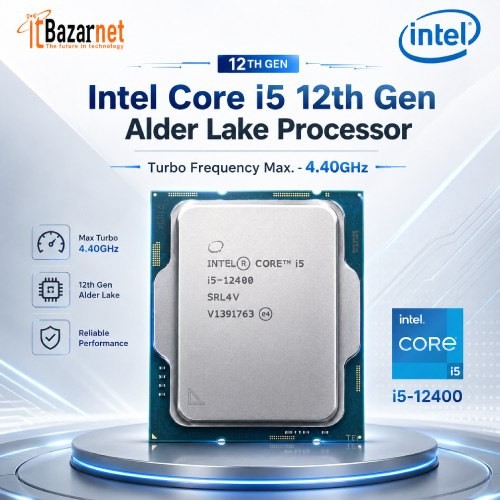 Intel Corei5 12400 12th Gen Alder Lake Processor Image