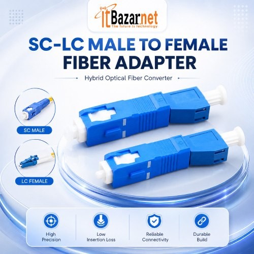 SC-LC Fiber Aadapter Male To Female Aadapter Image
