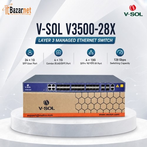VSOL V3500 Managed Ethernet Switch 28G Layer 3 Image