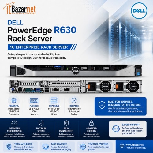 Dell PowerEdge R630 Rack Server Image