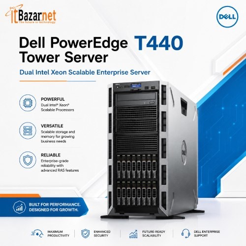 Dell Tower Server PowerEdge T440 Intel Xeon Scalable Enterprise