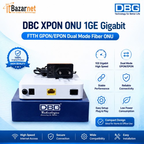 DBC XPON ONU 1GE Gigabit GPON/EPON Dual Mode Fiber ONU