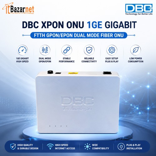 DBC XPON ONU 1GE Gigabit GPON/EPON Dual Mode Fiber ONU Image