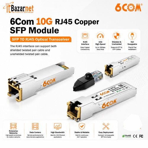 10G Copper SFP+ Copper RJ45(SFP TO RJ45 Image