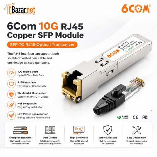 10G Copper SFP+ Copper RJ45(SFP TO RJ45 Image