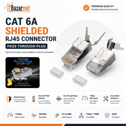 Cat6A Shielded RJ45 Connector