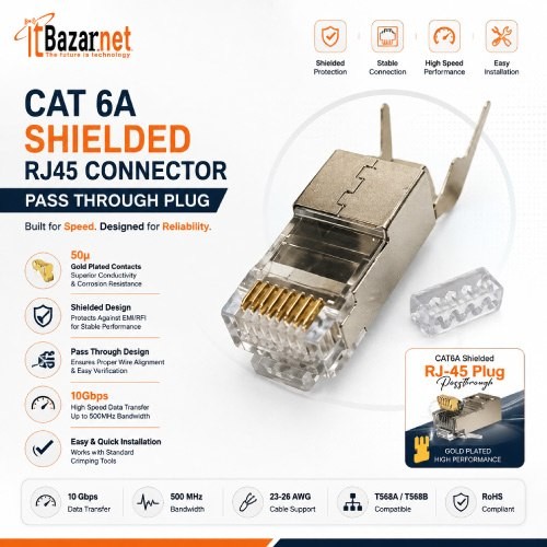 Cat6A Shielded RJ45 Connector Image