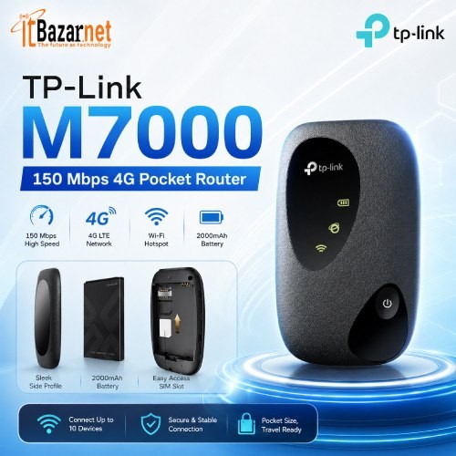 TPLink M7000 4G LTE Mobile WiFi Pocket Router Image