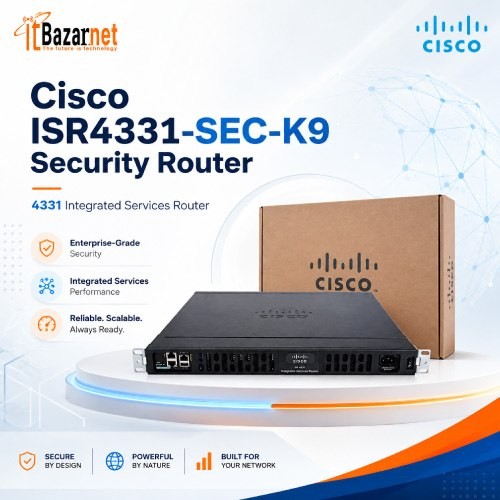 Cisco Security Router ISR4331-SEC-K9 3Port Gigabit ISR 4331
