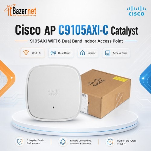 Cisco Ap C9105AXI-C Catalyst 9105AX WiFi6 Indoor Wireless Access Point
