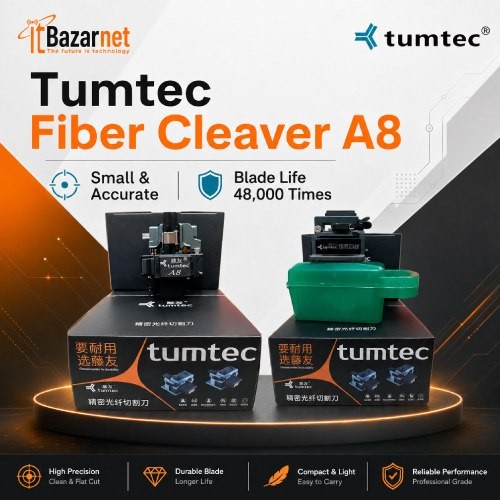 Tumtec A8 Fiber Optic Cleaver Precision Fiber Cutting Tool