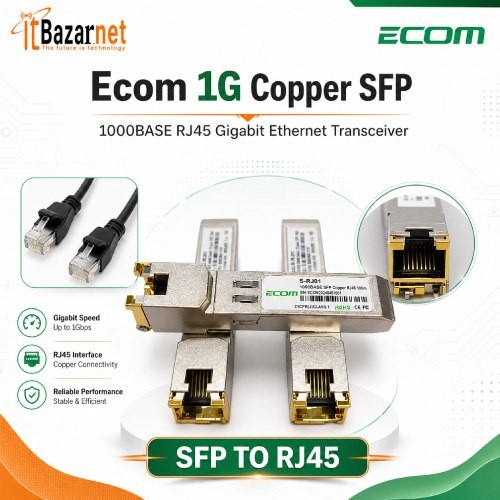 Ecom 1G Copper SFP 1000BASE SFP TO Rj45