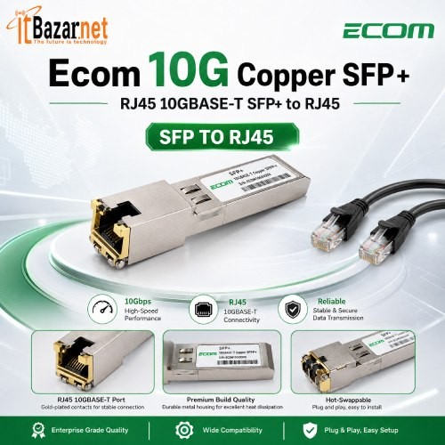 Ecom 10G Copper SFP+ RJ45 10GBASE-T SFP TO Rj45