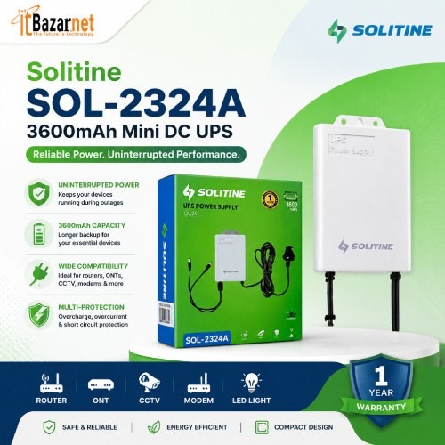 Solitine Mini DC UPS SOL-2324A 3600mAh Image