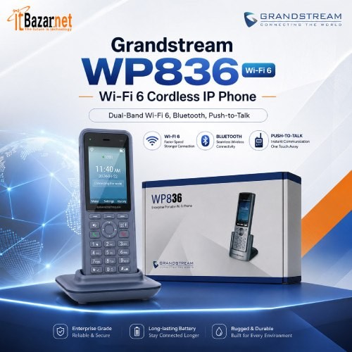 Grandstream Cordless IP Phone WP836 WiFi6 Image
