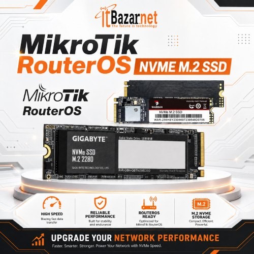 MikroTik RouterOS with NVMe SSD