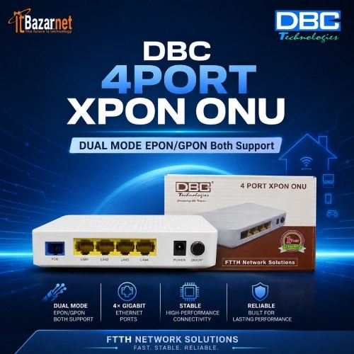 DBC 4-Port Gigabit XPON ONU Dual Mode