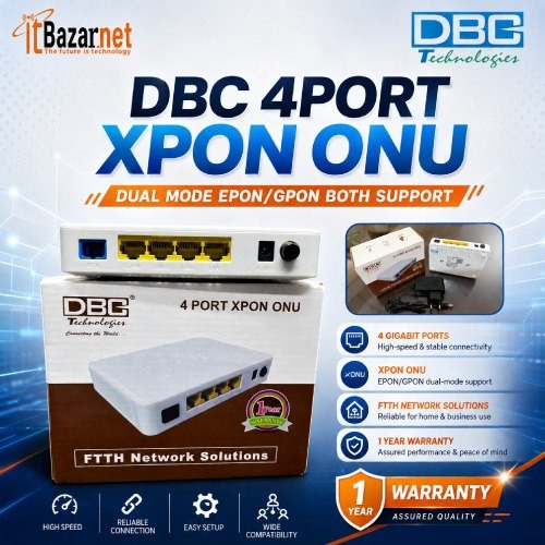 DBC 4-Port Gigabit XPON ONU Dual Mode Image
