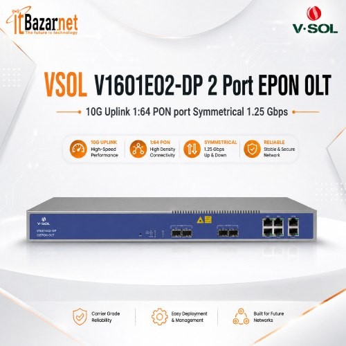VSOL EPON OLT V1601E02-DP 2 Port 10G Uplink Image