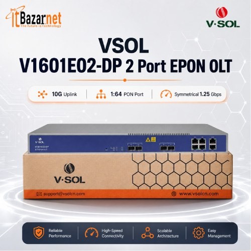 VSOL EPON OLT V1601E02-DP 2 Port 10G Uplink Image