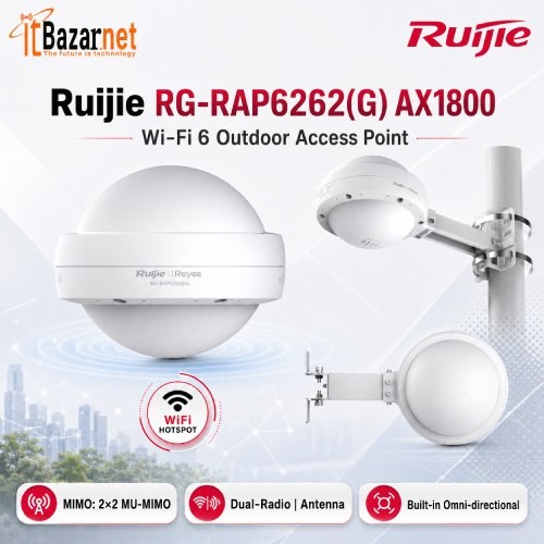 Ruijie Ap RG-RAP6262(G) AX1800 Wi-Fi 6 Outdoor Access Point