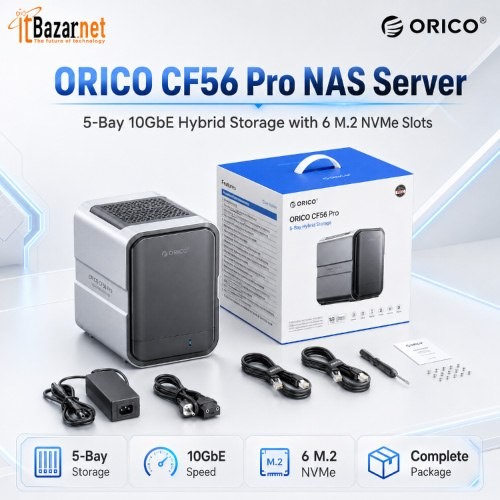 ORICO CF56-Pro 11-Bay NAS Private Cloud Storage Server