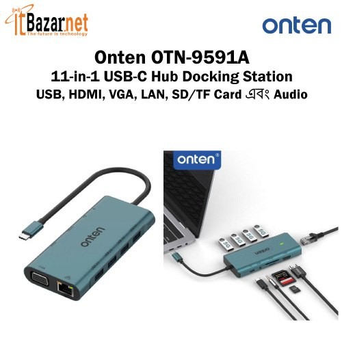 Onten OTN-9591A 11-in-1 USB-C Docking Station Image