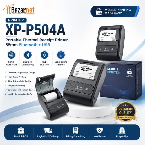 Xprinter XP-P504A Portable Thermal Printer