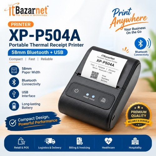 Xprinter XP-P504A Portable Thermal Printer Image