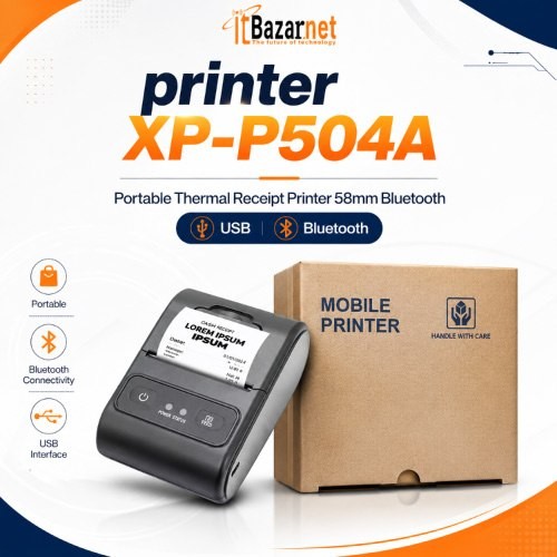 Xprinter XP-P504A Portable Thermal Printer Image