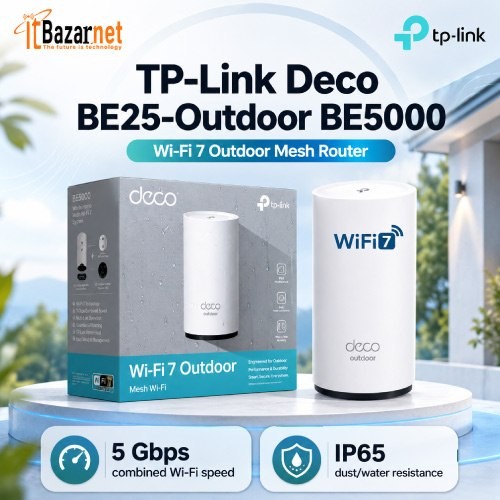TPLink Deco BE25-Outdoor BE5000 WiFi7 Mesh Router