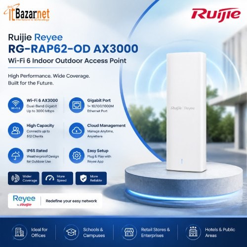 Ruijie Ap RG-RAP62-OD AX3000 WiFi6 Outdoor Access Point Image