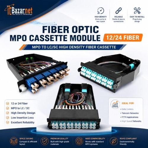 Fiber Optic MPO Cassette Module