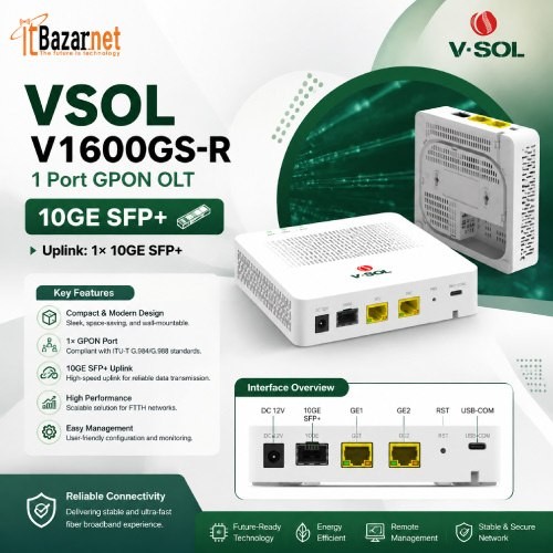VSOL Mini Gpon OLT V3600GS 10G Uplink Image