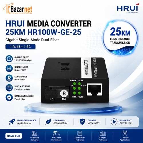 10G Switch HRUI HR-SWTG1C8F 8Port 10G SFP+