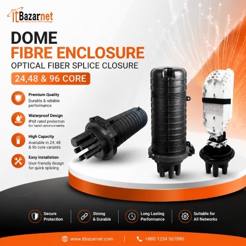 Fibre Enclosure Dome Type Optical Fiber Splice Closure