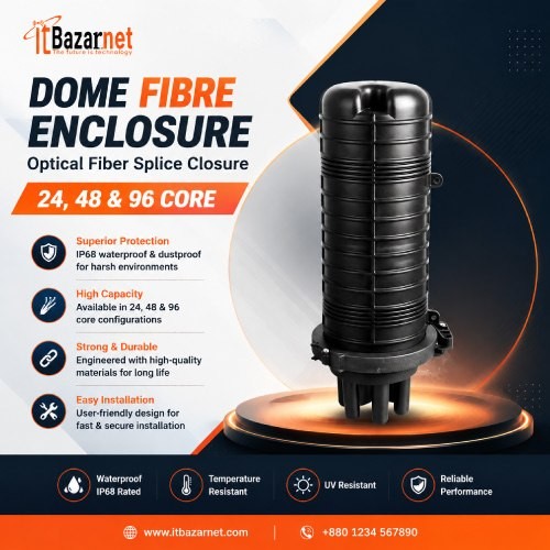 Fibre Enclosure Dome Type Optical Fiber Splice Closure Image