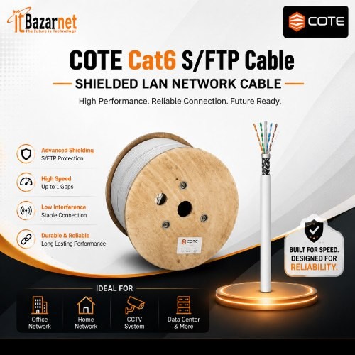 COTE Cat6 SFTP Cable Shielded LAN Network Cable Image