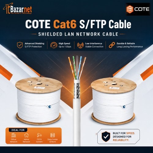 COTE Cat6 SFTP Cable Shielded LAN Network Cable Image