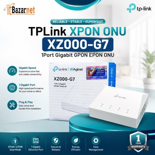 TPLink XPON ONU XZ000-G7 1Port Gigabit GPON EPON ONU Image