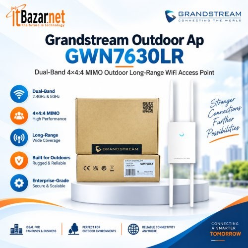 Grandstream Outdoor Ap GWN7630LR Dual Band Long Range WiFi Access Point
