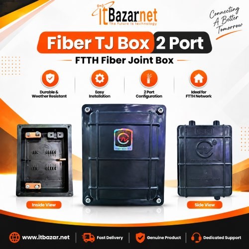 2Port Fiber TJ Box FTTH Fiber Joint Box