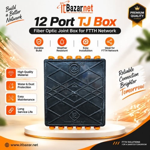 12Port TJ Box Fiber Optic Joint Box for FTTH Network Image