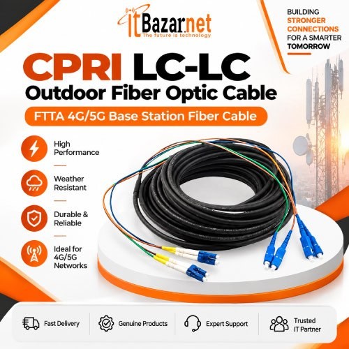 CPRI Fiber Cable LC To LC High Speed Optical Fiber Cable Image