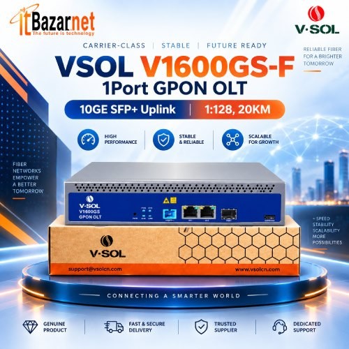 Mini OLT VSOL V1600GS-F 1Port GPON OLT 10GE SFP+ Uplink Image