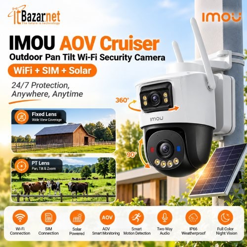 IMOU Cruiser Outdoor Pan Tilt WiFi+Sim+Solar Camera Image