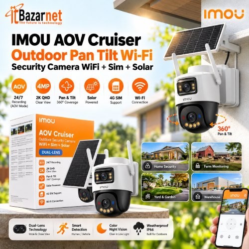 IMOU Cruiser Outdoor Pan Tilt WiFi+Sim+Solar Camera Image