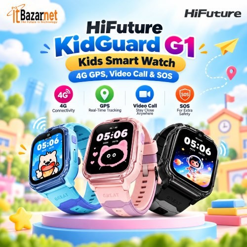 KidGuard HiFuture G1 GPS Kids Smartwatch 4G SIM, GPS Tracking & SOS Image