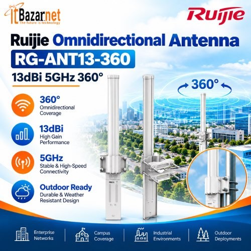 Ruijie  Omnidirectional Antenna RG-ANT13-360 13dBi 5GHz 360° Image